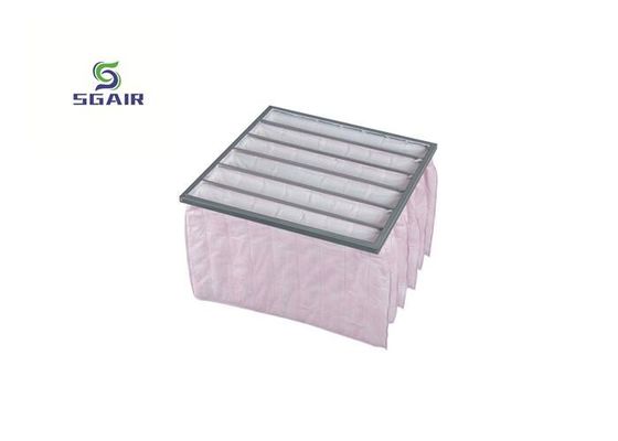 Nhôm tái chế có thể giặt H14 túi túi lọc không khí Màu hồng