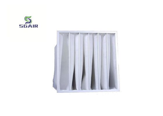 Bộ lọc túi nhôm màu trắng 1micron F5, bộ lọc hiệu suất trung bình