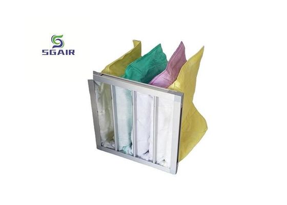 Tiêu thụ năng lượng thấp túi mở 85% Bộ lọc túi Hepa Cấu trúc độc đáo