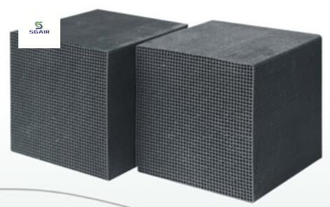 Honeycomb Activated Carbon Cube Kháng gió thấp Chức năng hấp thụ tốt hơn