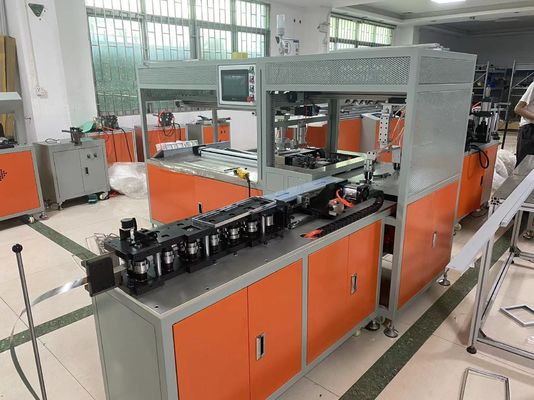 Máy chế tạo khung bộ lọc không khí tự động với phương tiện lọc điều chỉnh và màn hình cảm ứng