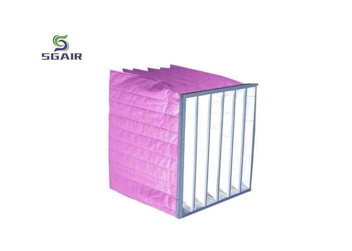 Độ thấm cao 99,97% Bộ lọc túi xách Thời gian hoạt động dài
