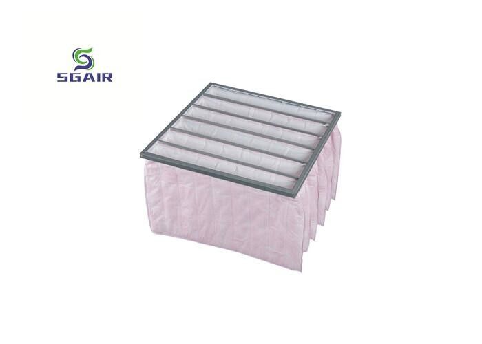 Nhôm tái chế có thể giặt H14 túi túi lọc không khí Màu hồng