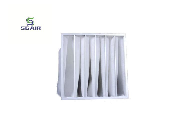 Bộ lọc túi nhôm màu trắng 1micron F5, bộ lọc hiệu suất trung bình
