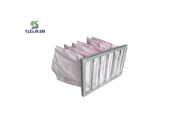 F5 45% Bộ lọc không khí túi Hepa Thương mại có dung lượng giữ bụi lớn