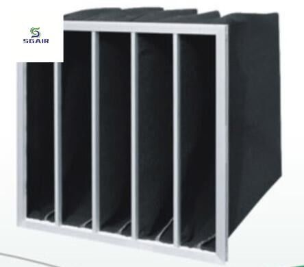Thiết kế đa túi Carbon hoạt động Bộ lọc không khí túi Lượng không khí lớn