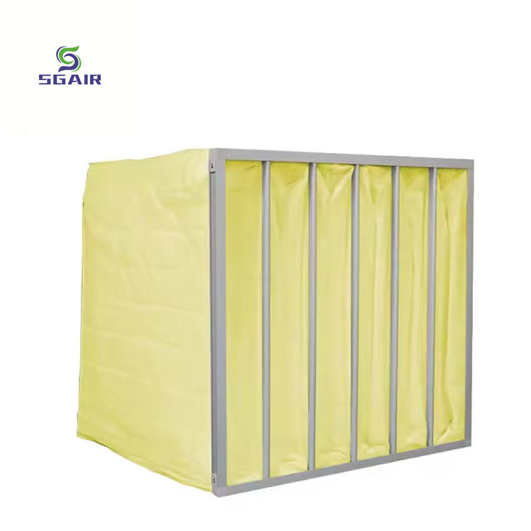 F7 Bộ lọc không khí túi có khối lượng nhỏ Khả năng giữ bụi lớn