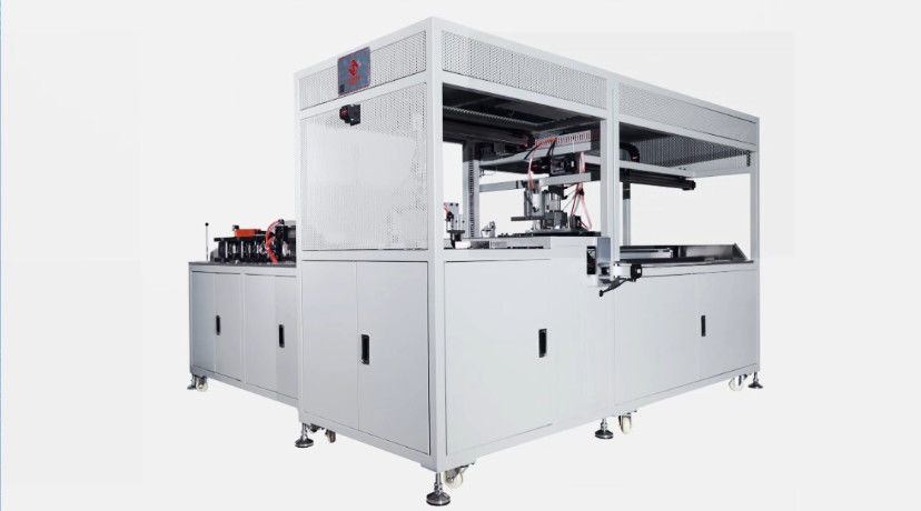 Máy sản xuất bộ lọc không khí bán tự động khung bên trong hình thành 220V 7pa