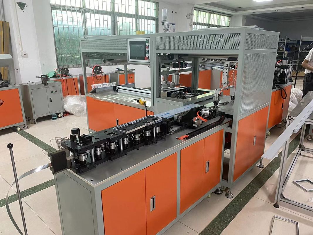 Máy chế tạo khung bộ lọc không khí tự động với phương tiện lọc điều chỉnh và màn hình cảm ứng